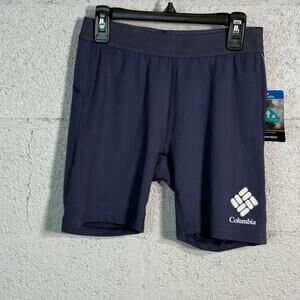 Columbia Women's Hike and Bike Moisture-Wicking Shorts nocturnal blue XS